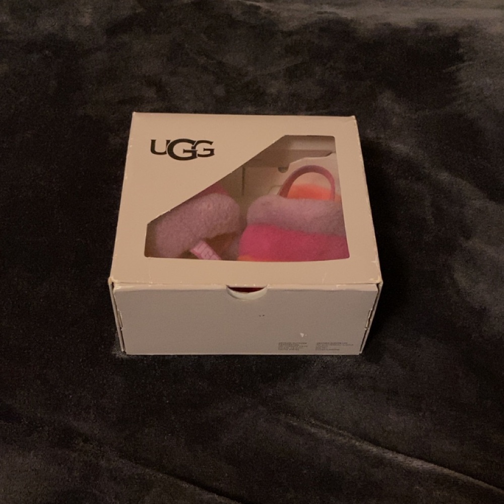 UGG Pink and Purple Baby Booties